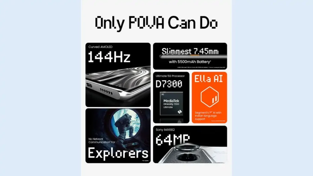 Tecno Pova Curve specifications