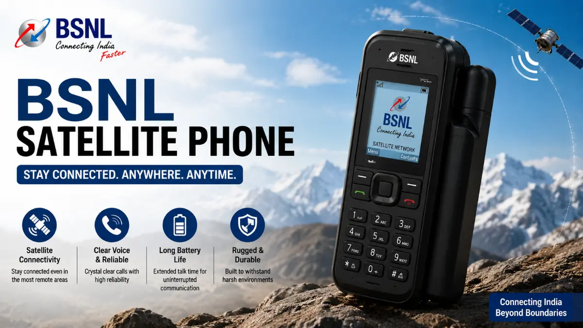 1,34,166 रुपये में आया Satellite कनेक्टिविटी वाला BSNL Satellite Phone मोबाइल, टावर के बिना भी होगी कॉल