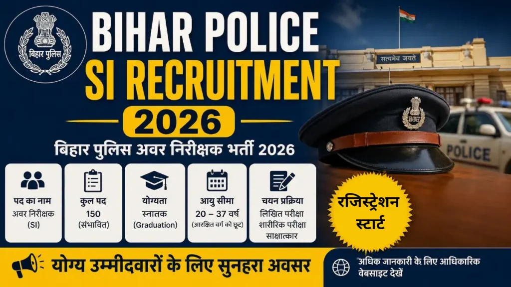 Bihar Police SI Recruitment 2026